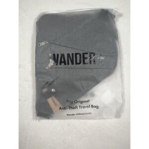 Wander+ Gray Anti-Theft Travel Messenger Bag‎ Mens New Crossbody Soft Case Sling